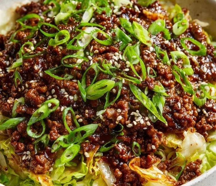 20-Minute Low-Carb Mongolian Ground Beef and Cabbage Stir-Fry