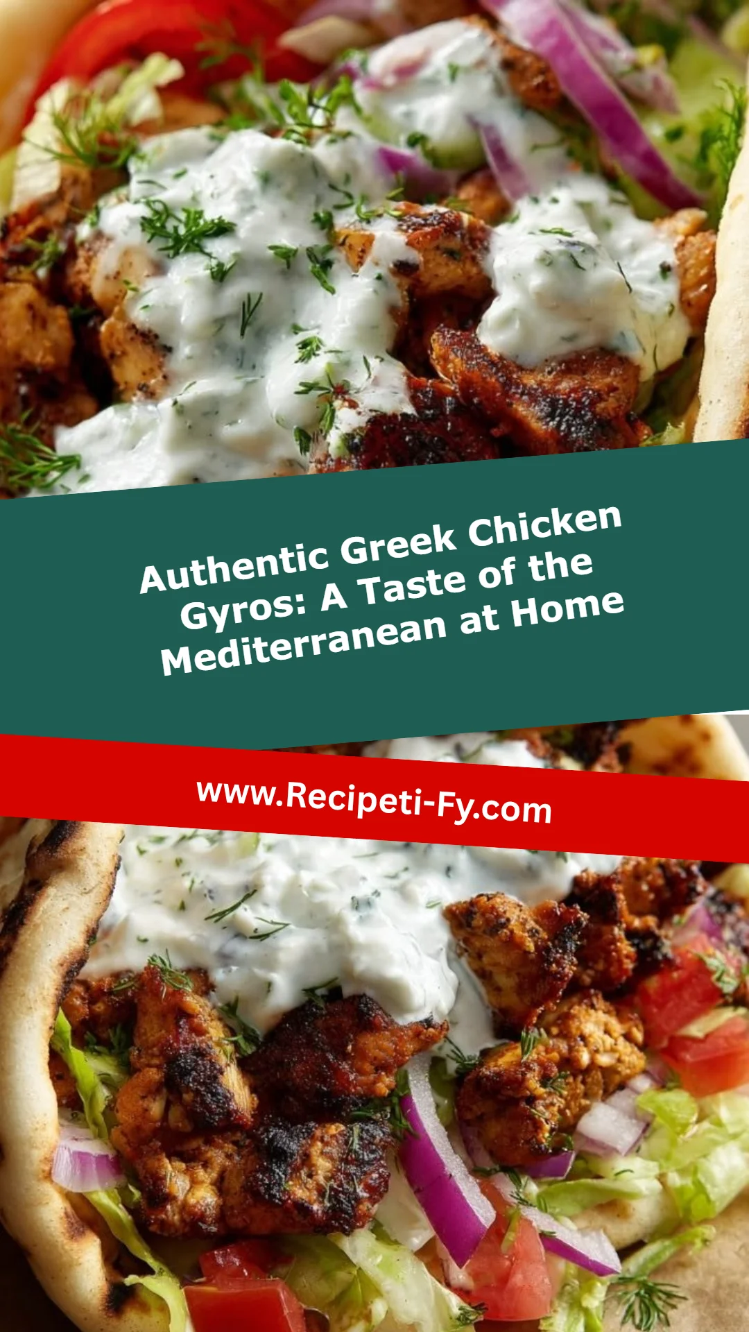 Authentic Greek Chicken Gyros: A Taste of the Mediterranean at Home