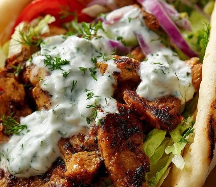 Authentic Greek Chicken Gyros: A Taste of the Mediterranean at Home