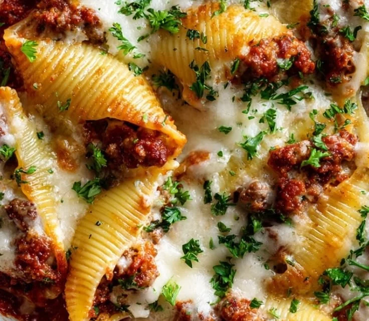 Cheesy Sausage Stuffed Jumbo Shells