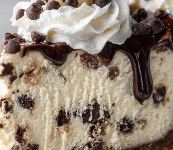 Chocolate Chip Cookie Dough Cheesecake