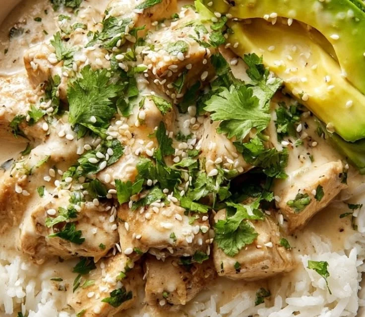 Creamy 30-Minute Coconut Chicken Rice Bowls