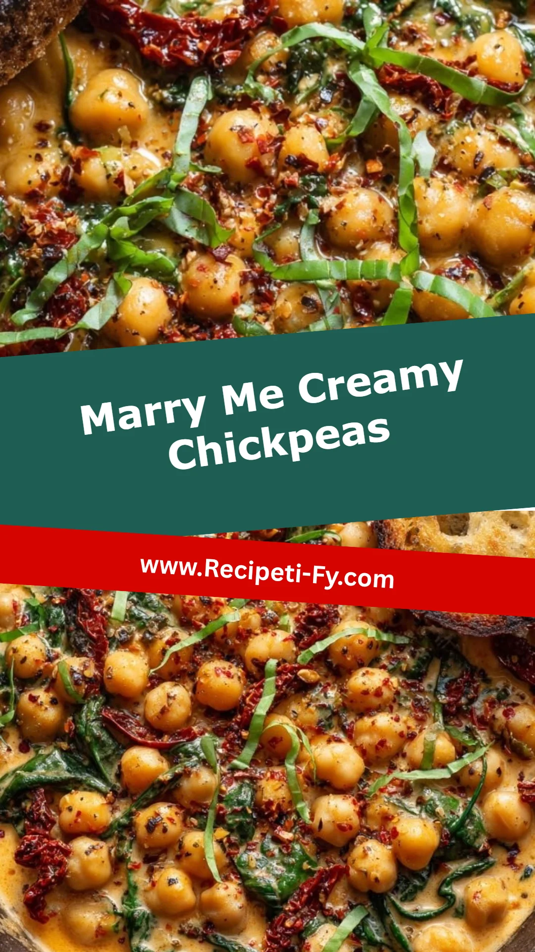 Marry Me Creamy Chickpeas