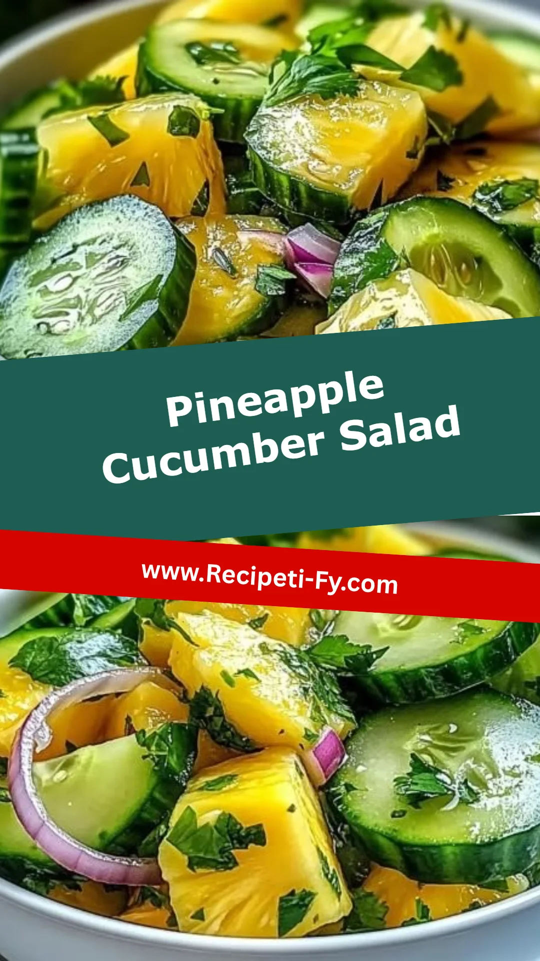 Pineapple Cucumber Salad