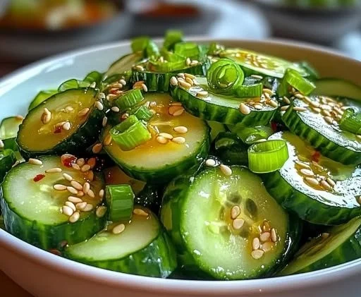 Simple Asian Cucumber Salad