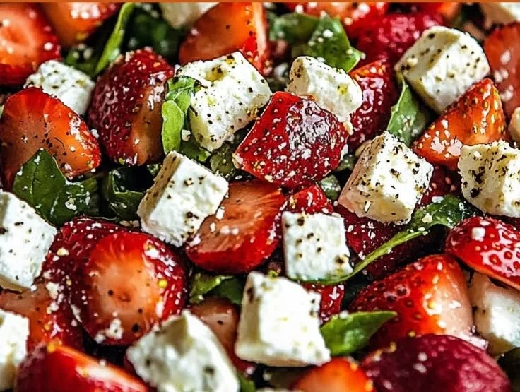 Strawberry Feta Summer Salad