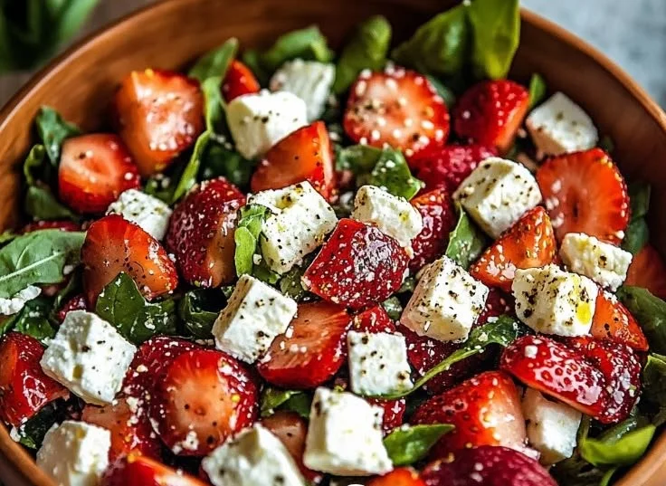 Strawberry Feta Summer Salad